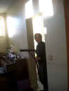 Everything begins with Carol cleaning up!