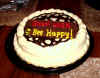 Our bee happy cake...Thanks, Vikki!