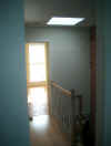 Hall skylight and railing